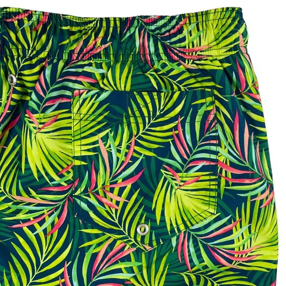 Lands End 8" Swim Trunks Size XL 40-42 Elastic Waist Pockets Mesh Liner UPF 50 - Picture 4 of 8